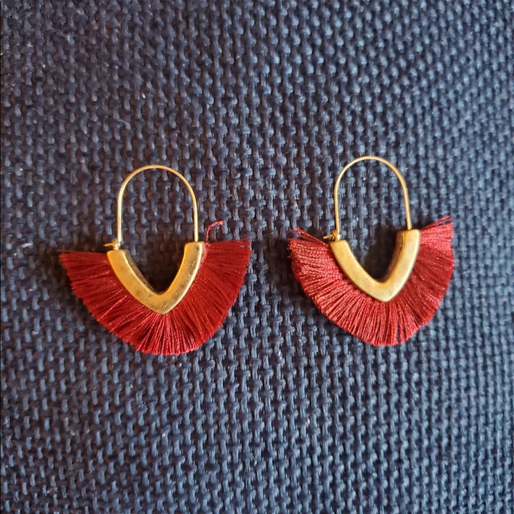 Mini tassels - rust - Picture 2 of 2
